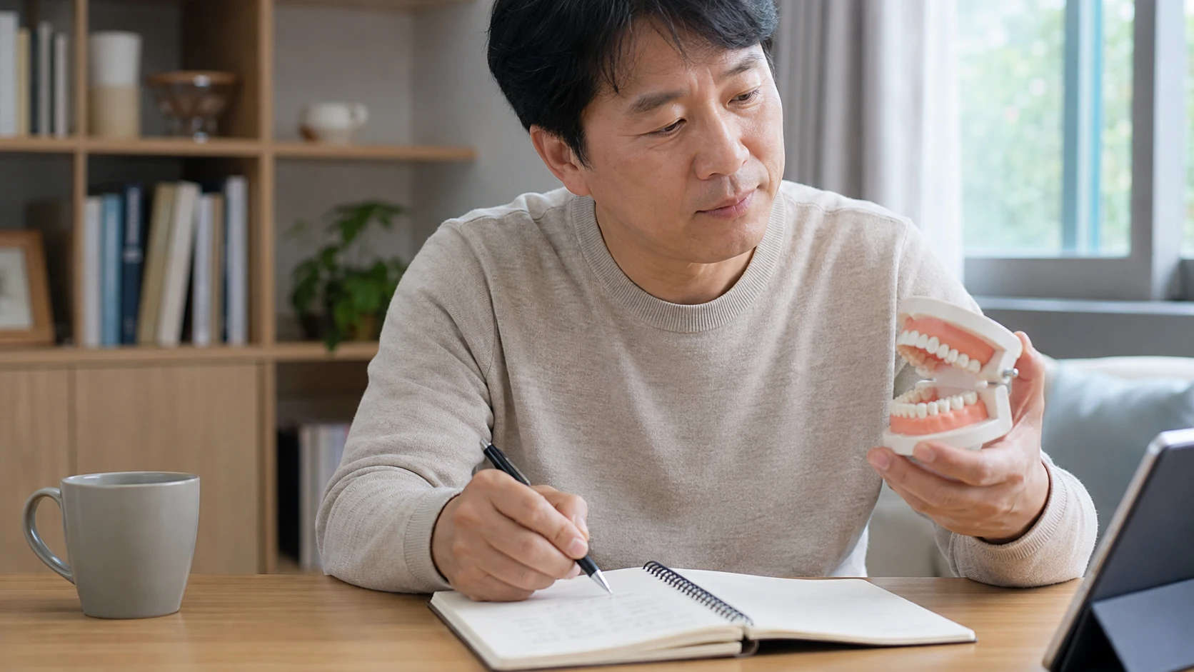 임플란트 뼈이식 비용 상담 준비와 서면 비교 장면